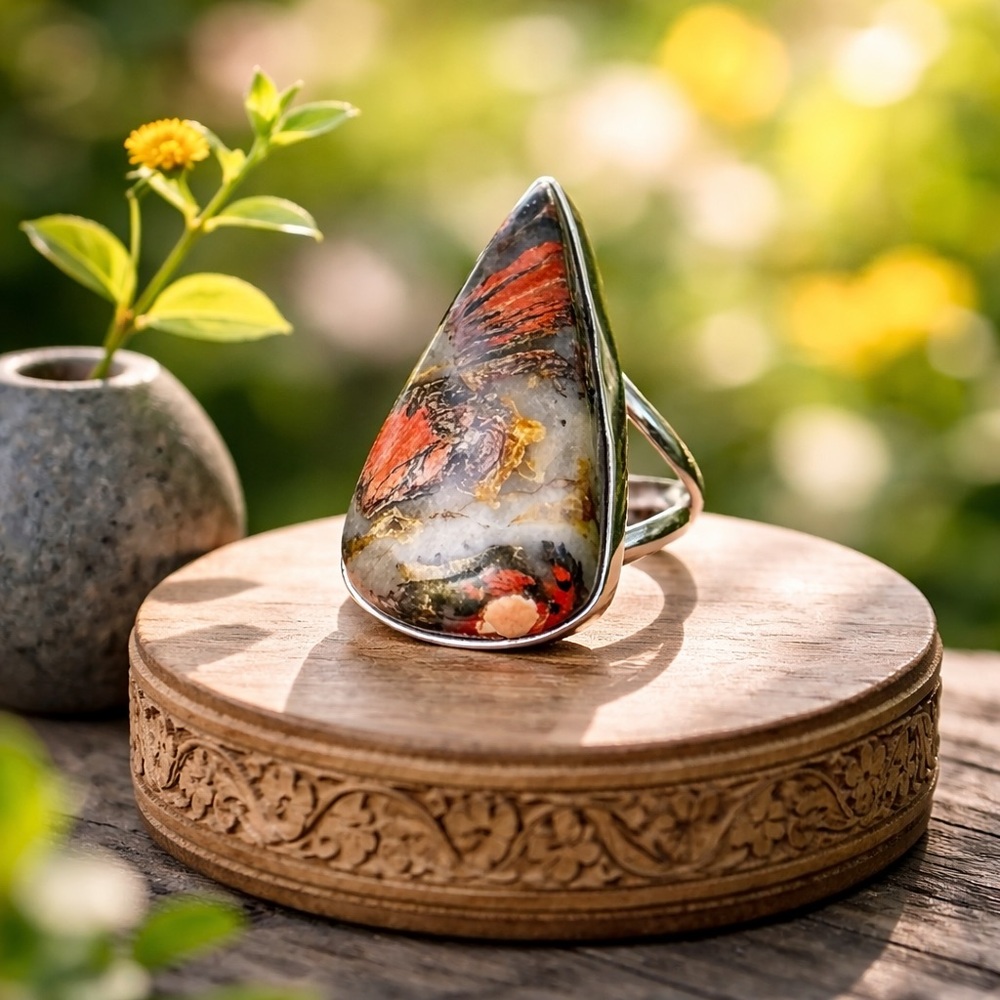 Brecciated Jasper Ring